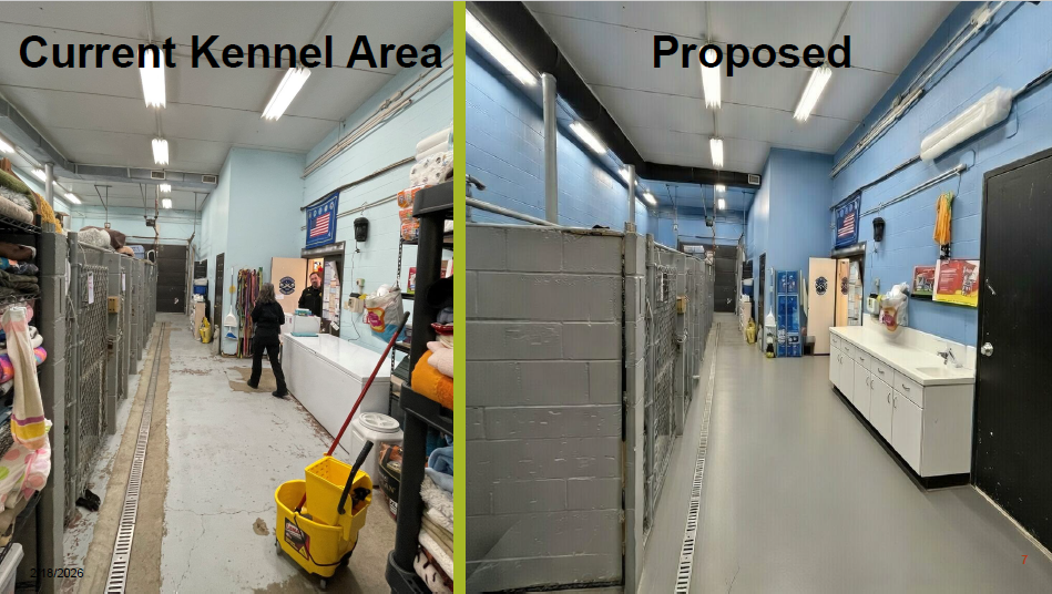 Animal Control kennel area remodel